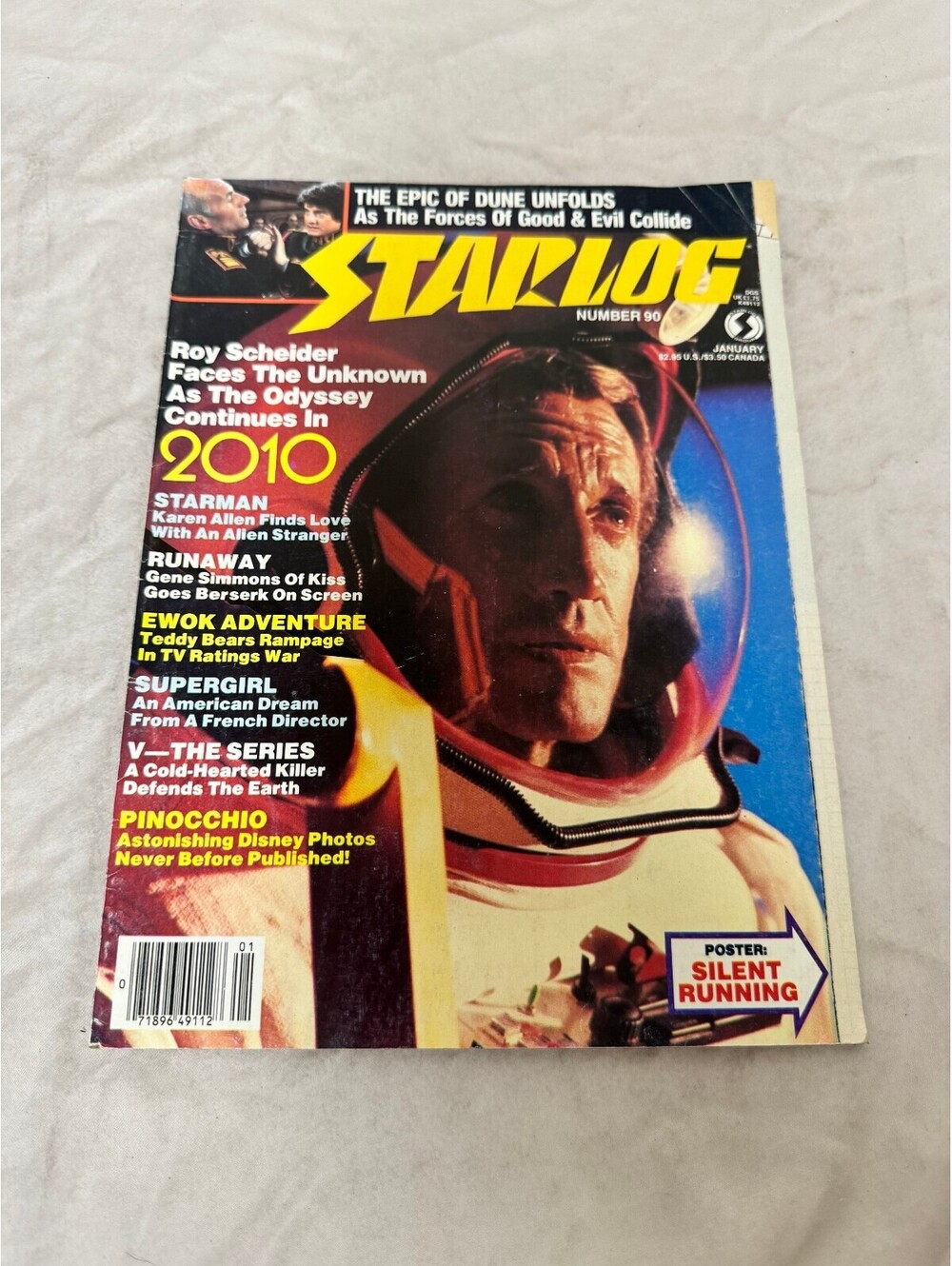 Starlog Magazine #90 January 1985 Roy Scheider 2010 Silent Running Poster